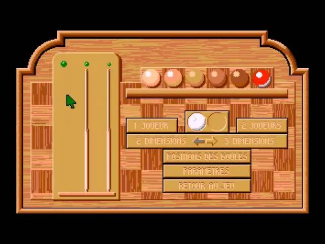 Billiards Simulator sur Atari ST (1989)