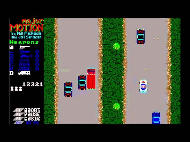 Major Motion sur Atari ST : le Spy Hunter de MichTron