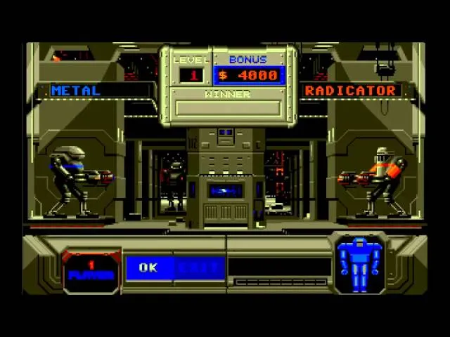 Metal Masters sur Atari ST : des robots à bricoler et à démolir