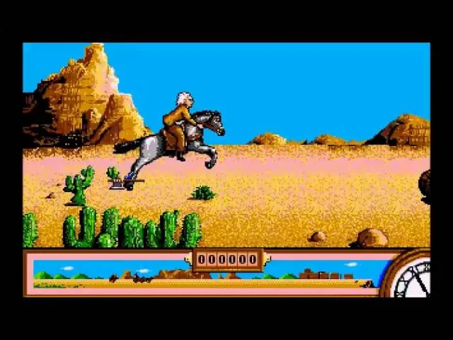 retour vers le futur 3 sur Atari ST (1991)